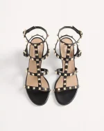 Valentino Rockstud Calfskin Ankle Strap Sandal 60 Mm - Image 5
